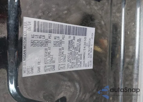 2014 Infiniti Qx60 из США, поврежденный, VIN 5N1AL0MM9EC543650